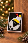 Fused glass Christmas sheep